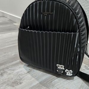 Karl Lagerfeld Black Backpack